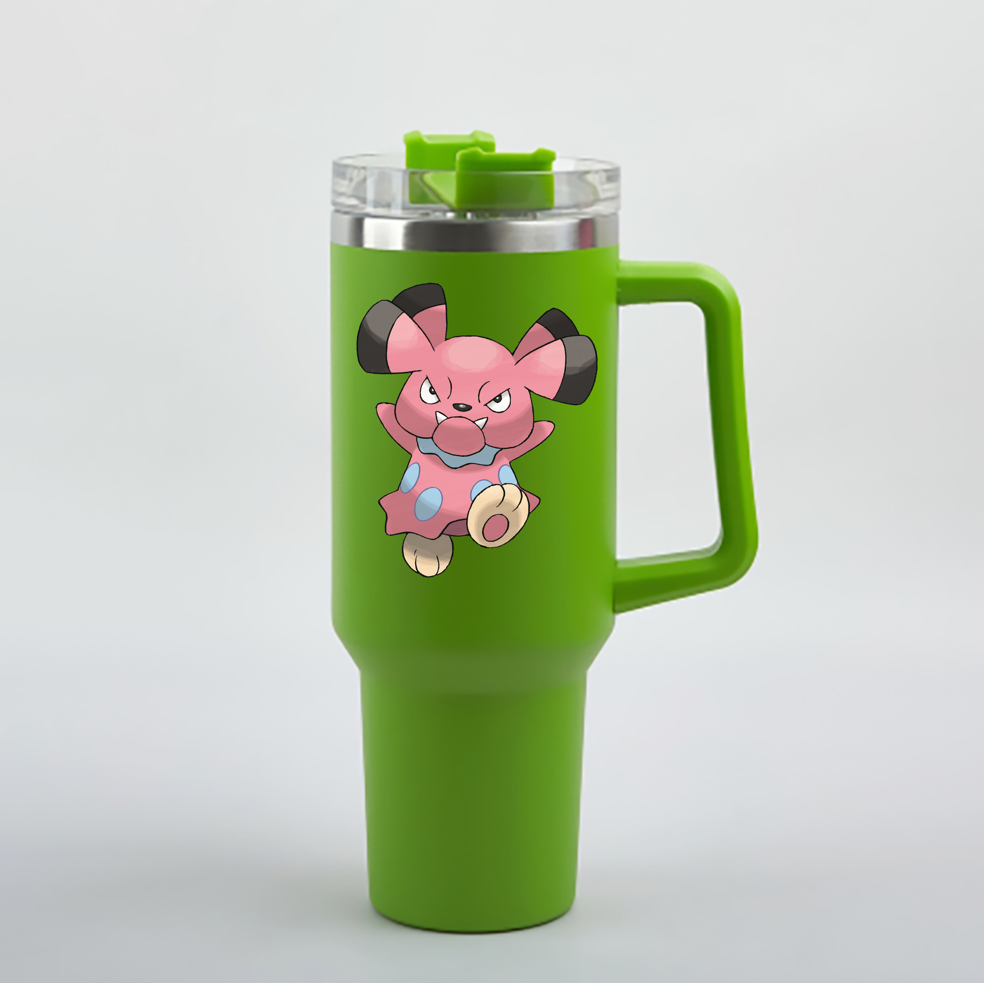 （画像用） ポケットモンスター Pokémon 1200mL車用タンブラー - クリスタルステッカー（プラスチックストロー付き）